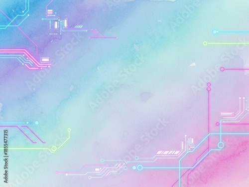 Futuristic pastel gradient abstract digital background