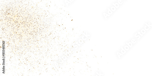 Gradient Random Glitter Frame. Art Confetti Card. Yellow Circle Party Pattern. Festive Dot Template. Gold Splash Design eps 10