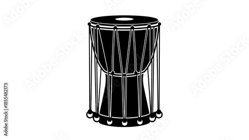 black and silver drum