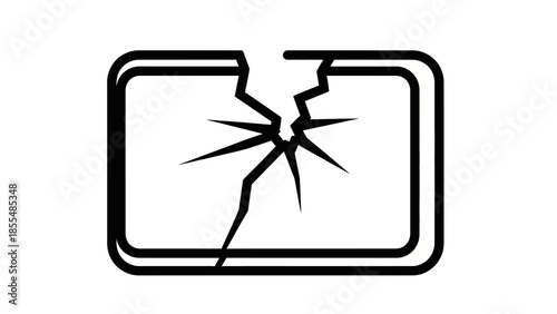 black spider on white background