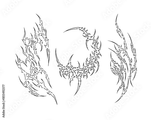 Cybersigilism tattoo design