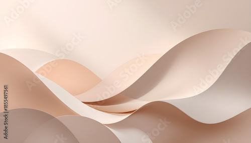 Wide shot minimalist abstract geometric background with smooth gradient pastel tones presenting 2026 as modern luxury celebration design elegance composition