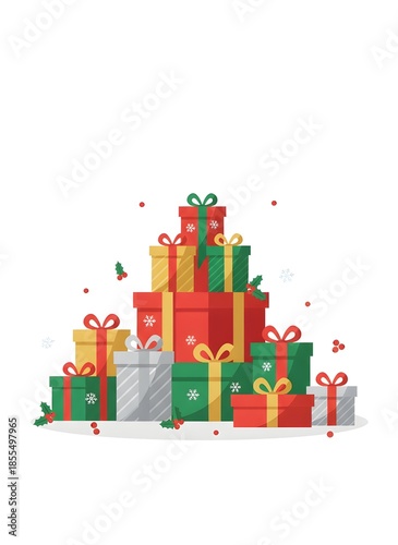 christmas tree with gifts