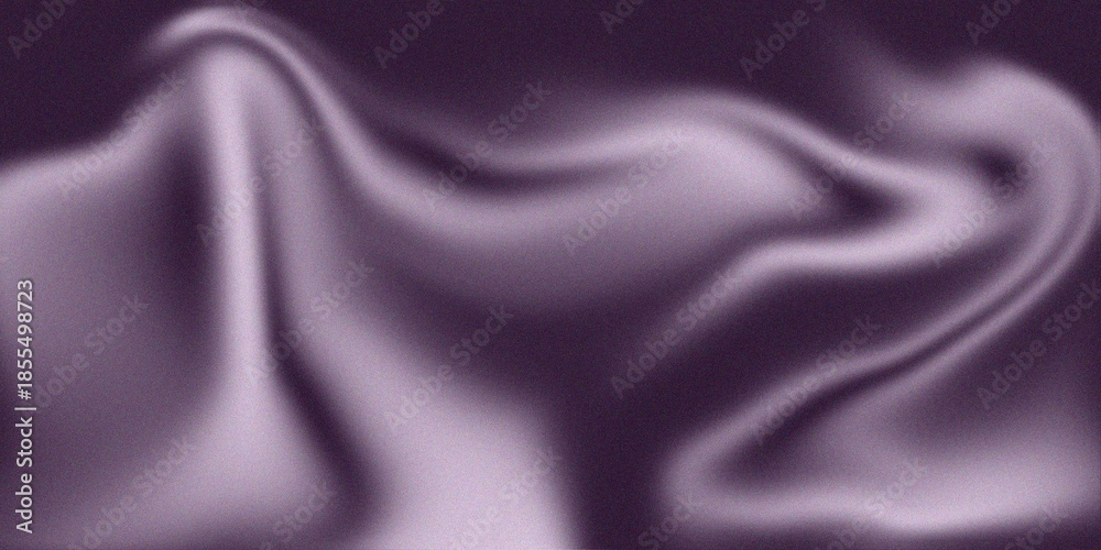 Fototapeta premium Beautiful elegant wavy dark purple satin silk. Luxury cloth fabric texture, abstract background design.