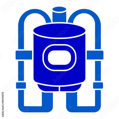 Futuristic Oxygen Tank Solid