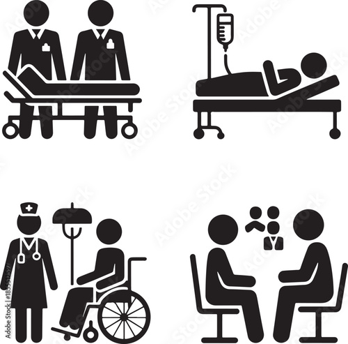 Healthcare professionals providing comprehensive medical services and patient care