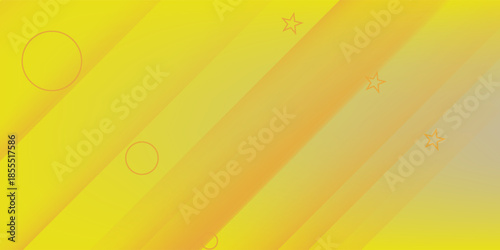 Fresh orange yellow circle line abstract background presentation vector illustration. Vector illustration design for presentation, banner, cover, web, flyer, card, poster, wallpaper, and decoration