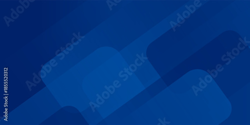 Abstract blue background with glowing geometric lines. Modern blue gradient square shape design. Futuristic technology concept. vector