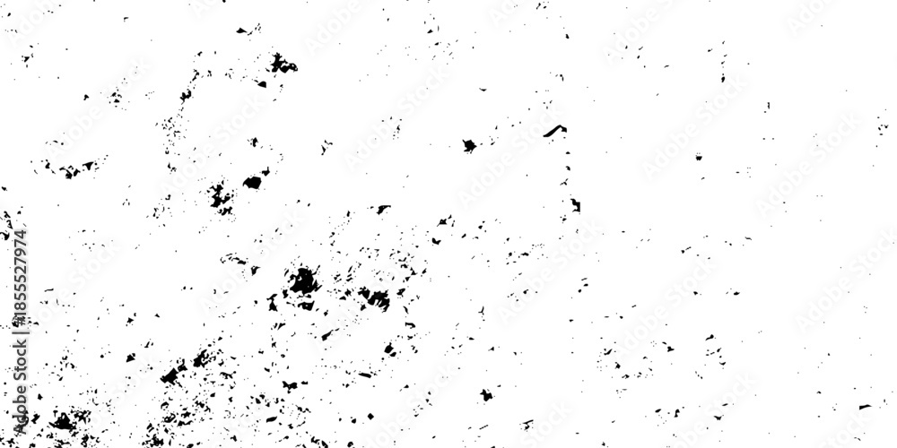 Fototapeta premium Old distressed vector background with scratches dust. Distressed black grain texture distress overlay. White, black dust overlay distress grungy grain, noise effect paint wall.