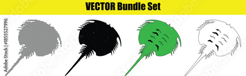 Illustrations of four different coloured feather duster brushes