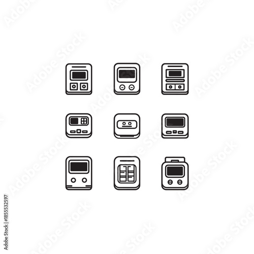 TENS Unit line art therapy device