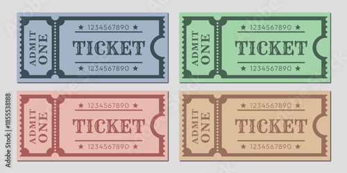 Ticket Template design.