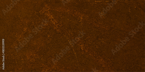 Aged brown metallic surface featuring a heavy grunge rust pattern and dark textured antique wall details for a vintage rough metal backdrop design