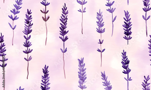 Floral or leaf pattern background suitable for wallpaper, fabric, or decorative design. Soft colors and natural style, ideal for digital and print use.