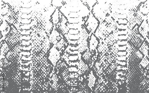 Snakeskin Pattern Imitation with Lines and Spots Structural Texture and Cool Faux Leather Background.