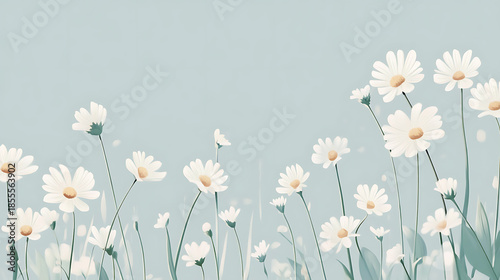 A beautiful floral scene featuring colorful and delicate flowers in a natural setting