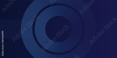 abstract dark background with glowing lines circles