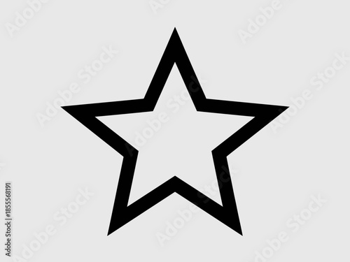 Simple black star icon on a white background.