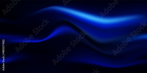 Bright blue abstract gradient with coarse grain texture, aesthetic horizontal design for background elements. Vector ilustration