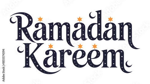 Ramadan Kareem: A beautifully designed logo celebrating the holy month of Ramadan, exuding a sense of peace and spirituality.