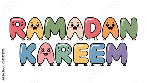 Ramadan Kareem: An illustration that is related to a festive Islamic event, celebrating a time of spiritual reflection and togetherness.