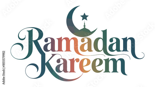 Ramadan Kareem: Embrace the spirit of the holy month with a vibrant illustration of Ramadan Kareem, featuring a crescent moon and star, symbolizing peace, reflection, and spiritual growth.