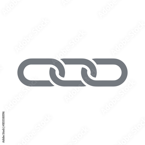 Three linked chains Vector