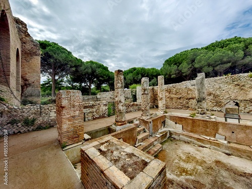 Vászonkép Terme di Traiano, Civitavecchia