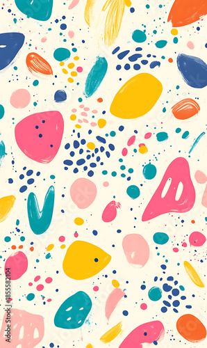 Tile or carpet pattern background with decorative, symmetrical elements. Ideal for wallpaper, textiles, or digital design projects.