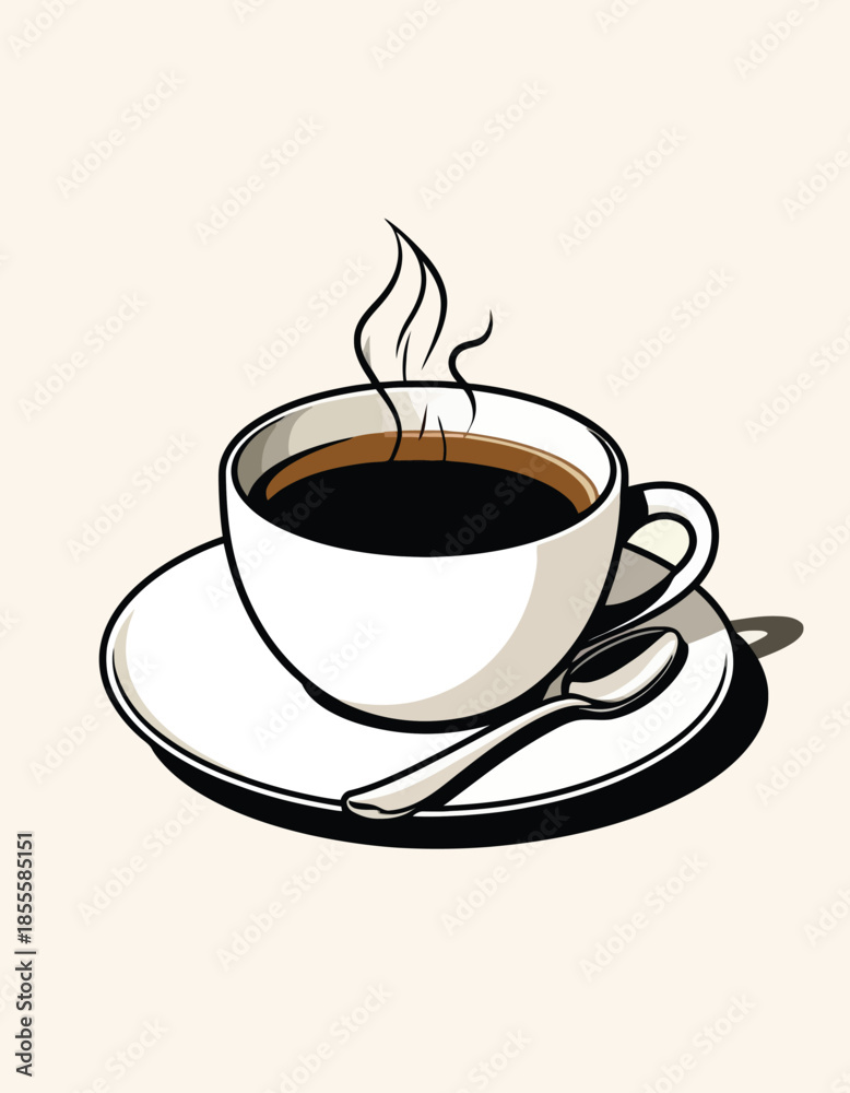 Obraz premium 057-19-cup of coffee.eps