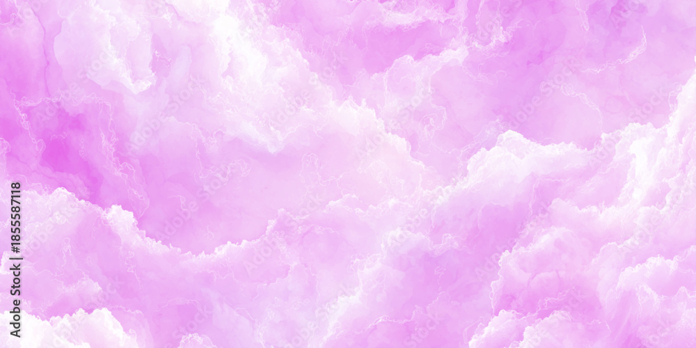 Fototapeta premium A vibrant and dreamlike abstract background featuring swirling shades of pink and white resembling clouds