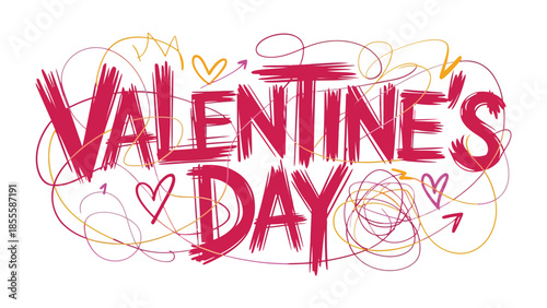 Valentine's Day: Capturing the essence of romance, this captivating image showcases the joyous celebration, with the symbolic heart and arrows taking center stage.