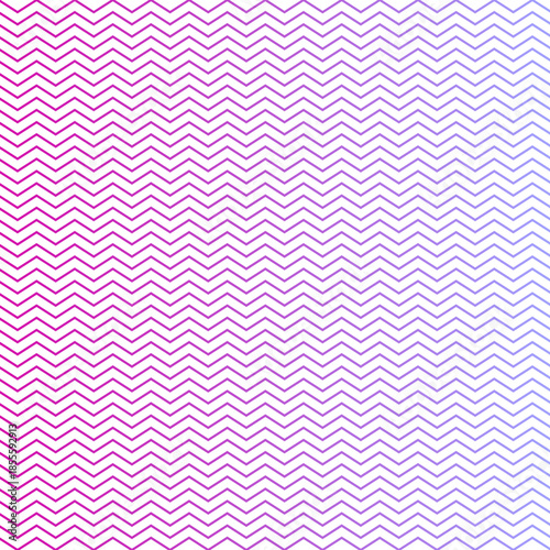 Minimal chevron pattern with pink, purple, and blue gradient lines on white background, geometric abstract design element for creative projects