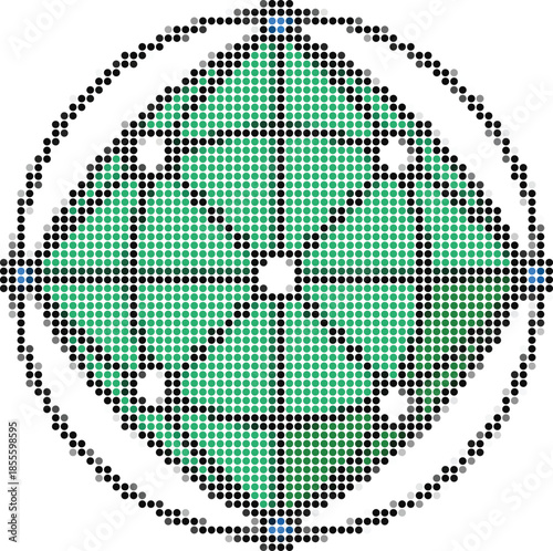 Simple Green Pattern Design