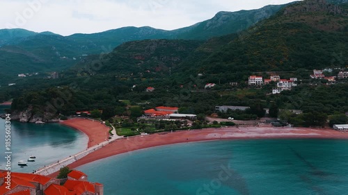 Sveti Stefan Island and Luxury Resort on the Adriatic Coast, Budva, Montenegro