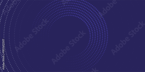 Abstract blue glowing geometric lines on dark blue background gradient modern dot