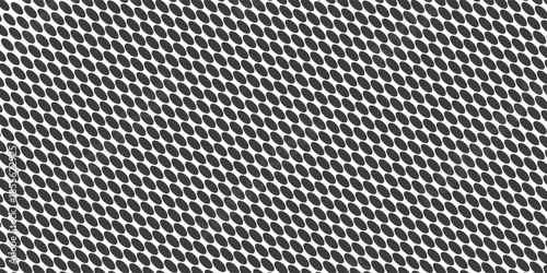 Black and white vector halftone. Industrial half tone texture. Subtle dotted gradient. Retro effect overlay. Grunge dot pattern on transparent backdrop. Modern graphic halftone perforated surface
