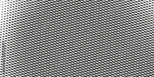 Black and white vector halftone. Industrial half tone texture. Subtle dotted gradient. Retro effect overlay. Grunge dot pattern on transparent backdrop. Modern graphic halftone perforated surface