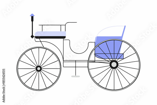 Classic horse-drawn carriage