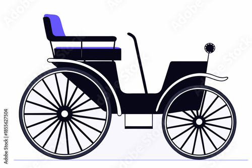 Vintage horse-drawn carriage