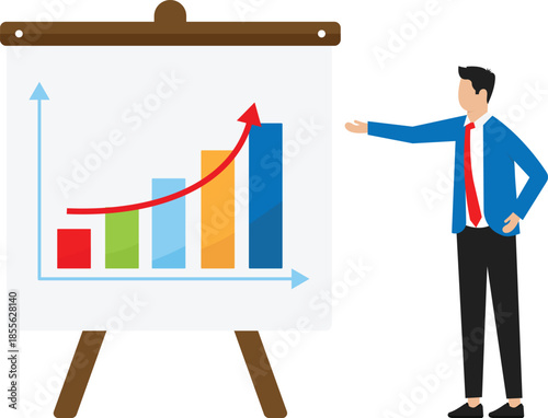 Analysis of income and expenses enterprise, assessment and investment concept, economic performance for company success concept
