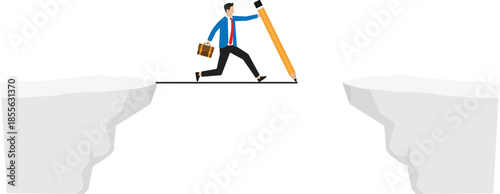 Search for overcome difficulties, creative strategies to achieve goals, extraordinary thinking for complete project or task

