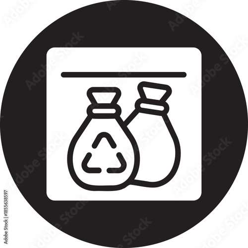 no littering glyph icon