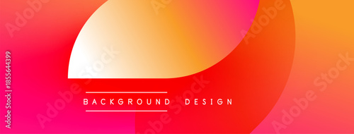 Abstract gradient background. Vivid colors blend smoothly, creating dynamic visual effect. Minimalist design features text overlay.