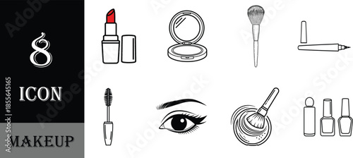 set of tools for make up