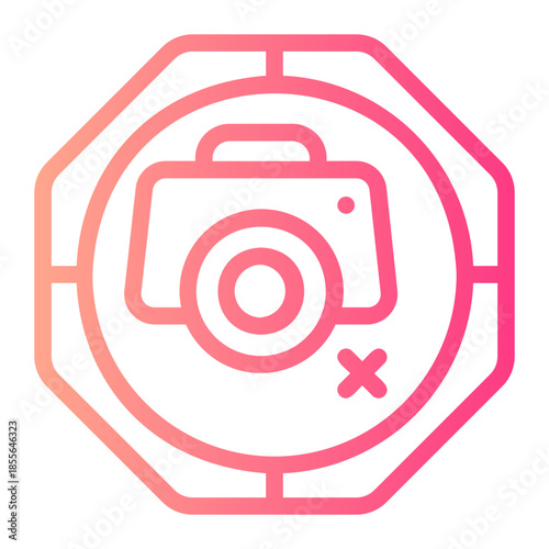 no photos gradient icon