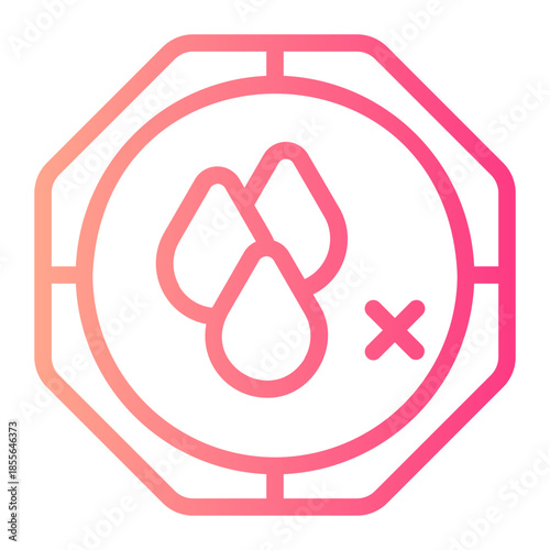 trans fats free gradient icon