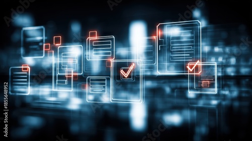 A refined planning dashboard where a checklist structures a project each task supports business priorities with inspecting steps improving compliance and productivity