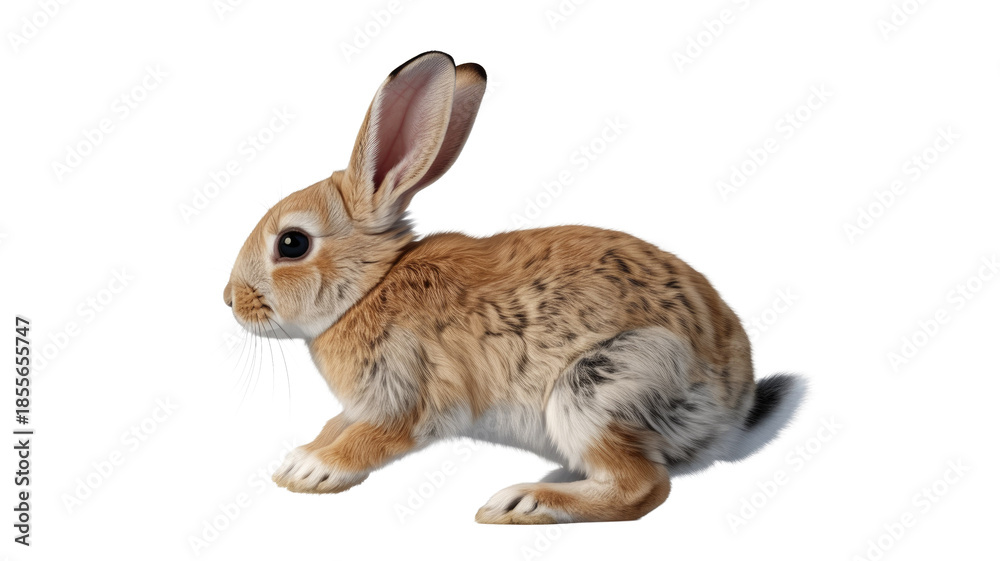 Obraz premium Cute Bunny Isolated