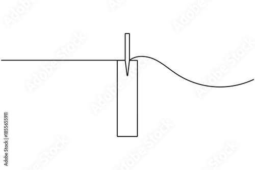 International cricket bat icon continuous one line drawing on white background minimalist sport equipment symbol outline vector illustration